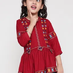 Miss & Chief Floral Embroidered Top-picture-43