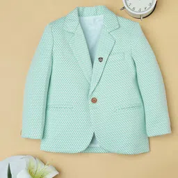 Ridokidz Boys Self-Design Tailored-Fit Casual Blazer-image-54