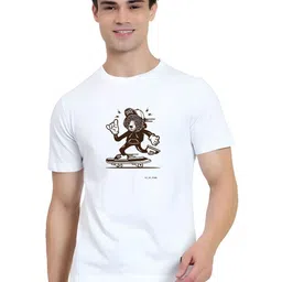 KaamBhari Graphic Printed Round Neck Pure Cotton T-shirt-picture-16