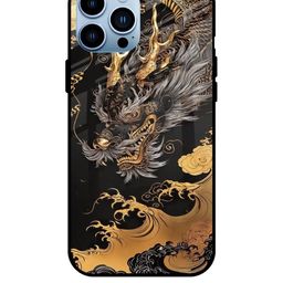 QRIOH Quirky Printed iPhone 13 Pro Back Case Mobile Accessories-image-64