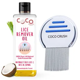 Coco Crush 100% Natural Lice Remover Comb & Hair Oil -200ml-26