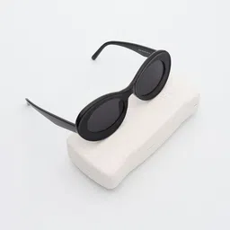 PELLE LUXUR Unisex Round Sunglasses with UV Protected Lens PL25GS361-26