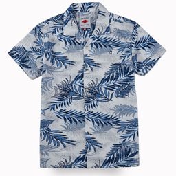 Gini and Jony Boys Comfort Fit Floral Printed Cuban Collar Cotton Casual Shirt-image-62