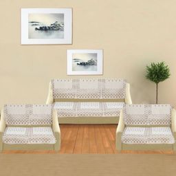 BREVARD Off White Embroidered Other Sofa Cover-image-86