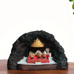 INTERNATIONAL GIFT Black Mata Vaishno Devi Darbar Religious Idol Showpiece-image-5