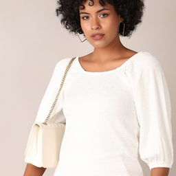 V-Mart Women Boat Neck Puff Sleeve Top-picture-35