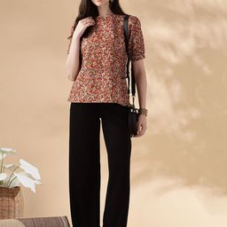 Anouk Women Ethnic Printed Ethnic Cotton Crop Top-image-3