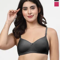LILY Full Pack of 2 Coverage Heavily Padded Bra-58
