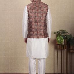 PulseIQ Men Printed Straight Kurta Set-picture-16