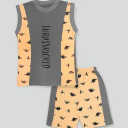 Tee Weavers Boys Printed Night suit-image-88
