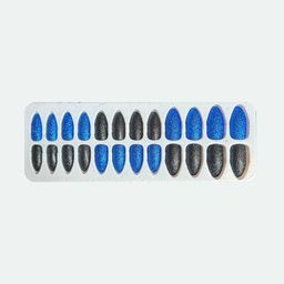 CHRONEX Set Of 24 Matte Finish Reusable Press On Nail Extensions image 3