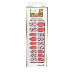 CHRONEX Set Of 24 Matte Finish Reusable Press On Nail Extensions image 3