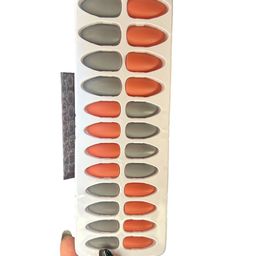CHRONEX Set Of 24 Matte Finish Reusable Press On Nail Extensions image 3