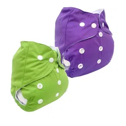 Kritiu Kids Set Of 2 Reusable Waterproof Cloth Diapers-6
