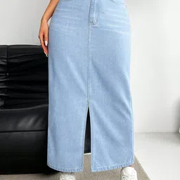 dolsia A-Line Midi Slit Skirt-picture-22