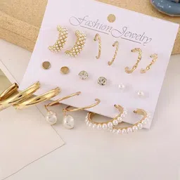 PolluxCraft Geometric Studs Earrings-38