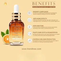 TRENDTREE Set Of 2 Vitamin C Foaming Face Wash - 100 ml & Vitamin C Serum - 30 ml image 3