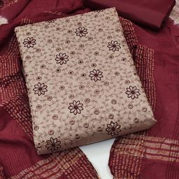 Maroosh Floral Embroidered Sequinned Unstitched Dress Material-image-34