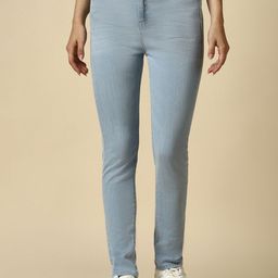 Allen Solly Woman Women Cotton Skinny Fit Heavy Fade Jeans-picture-23