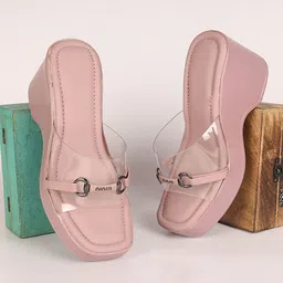 Ishransh Women Open Toe Wedge Heeled Sandals-image-15