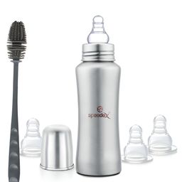 Speedex Silver-Toned Single Stainless Steel Water Bottle-image-40