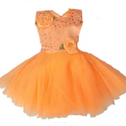 VILLATA FASHION Georgette Fit & Flare Dress-picture-12
