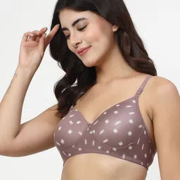 Docare Pack Of 2 Abstract Printed Full Coverage Lightly Padded Bra image 4