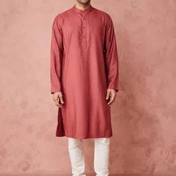 Fabindia Mandarin Collar Straight Kurta-image-98