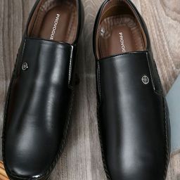 Provogue Men Round Toe Slip On Formal Shoes-image-49