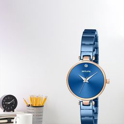 BENLING Classic Series Stainless Steel Wrap Around Straps Analogue Watch BL-1040-BLUE-26