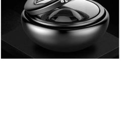 Car Dashboard Solar Energy Double Ring Perfume 360 Degree Auto Matic Rotate 251 Air Purifier-image-51