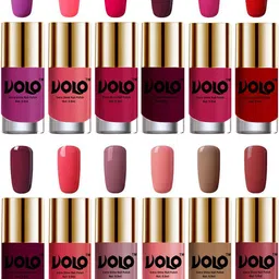 VOLO  Set Of 12 Luxury Super Shine Nail Polish- 9.9ml Each-Combo No. 42-image-13