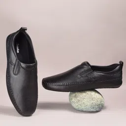Bata Men Leather Loafers-image-21
