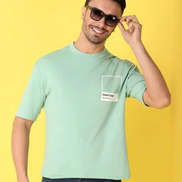 V-Mart Men Graphic Printed Round Neck Cotton T-shirt-image-9