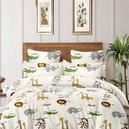MORADO White & Yellow Printed Duvet Cover-picture-41