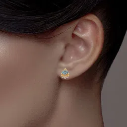 C KRISHNIAH CHETTY JEWELLERS PVT LTD 22Kt Gold Earrings - 3.74 g-picture-33