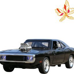 Fast And Furious Metal Car Toy Super Fast Car With Light Sound-image-57