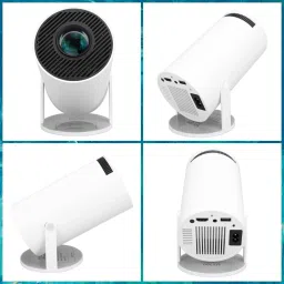 Voltegic Projector with WiFi & Bluetooth, Outdoor Movie Projector Native 1080P (4000 lm / 1 Speaker / Wireless / Remote Controller) Portable Projector image 4