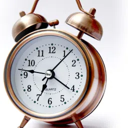 shuang you Analog Analog Vintage Twin Bell copper Table Alarm Clock - Pack of 1 Clock image 4
