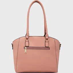 Caprese Structured Satchel with Applique image 4