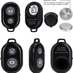 nihit Selfie Stick Bluetooth Remote Control Shutter Button Self TimerCamera Remote Control image 3