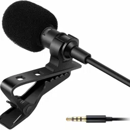 Digital Noise Cancellation 1.5m Collar Microphone Condenser 3.5mm Jack Mic Collar Mic-10