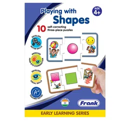 Frank Set of 10 Three-Piece Playing With Shapes Early Learning Puzzle image 3
