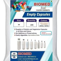 Pharma raw materials Empty Gelatin Capsules size 00 White / White-41