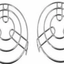 Round Grill Tray Steamer Rack Pizza/Cake Steel Stand Cookware Tool Steel Trivet-44
