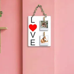 suveharts Engineered Wood Love 2 Clips Photo Frame-picture-13