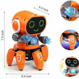 goyal's Bot Dancing Robot Octopus Style Colorful Lights and Music All Direction Movement image 2