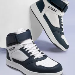 Carnival-02 Mens High Top Casual Chunky Fashion Sneakers with Rubber Outsole Sneakers For Men-image-23