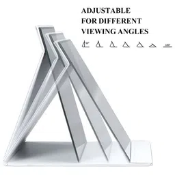 UniKart White Foldable & Adjustable Leather Mirror image 3