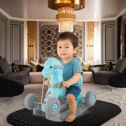 toyprofessor 2 in 1 Baby Horse Rider Rocker for Kids 1-3 Years Gift kids Plastic, Pack of 01-picture-26
